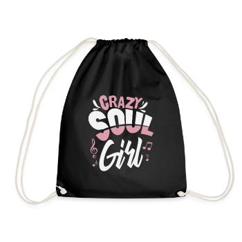 Soul Music Girls - Drawstring Bag - black - Front