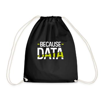 Informatiker - Turnbeutel - Schwarz - Vorne
