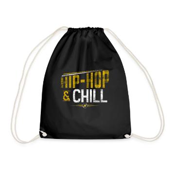 Hip hop - Sac de sport léger - noir - Devant