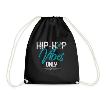 Hip hop - Sac de sport léger - noir - Devant