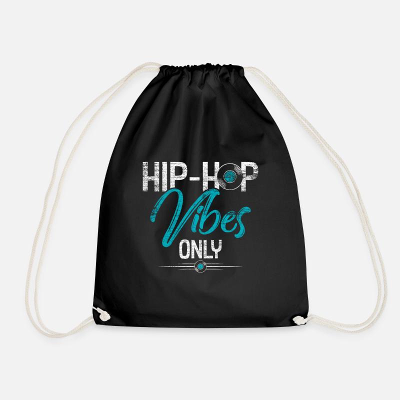 Hip Hop - Turnbeutel - Schwarz