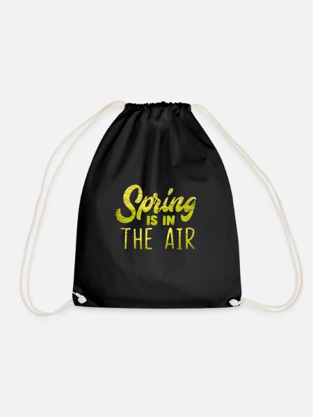 Frühling - Turnbeutel - Schwarz