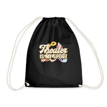 Acting Theatre - Drawstring Bag - black - Front