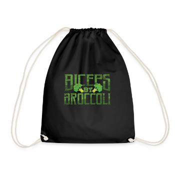 brocoli - Sac de sport léger - noir - Devant