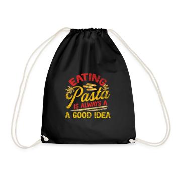 Pasta - Turnbeutel - Schwarz - Vorne