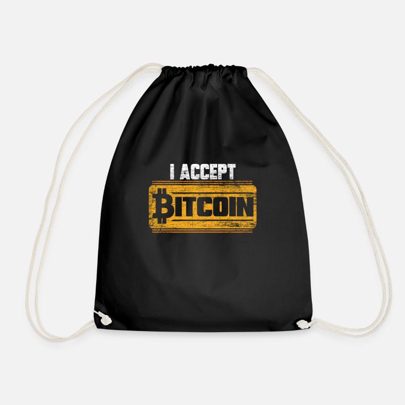 Bitcoin - Turnbeutel - Schwarz
