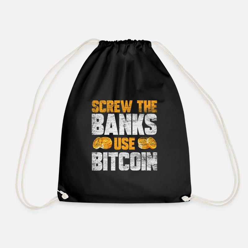 Bitcoin - Turnbeutel - Schwarz