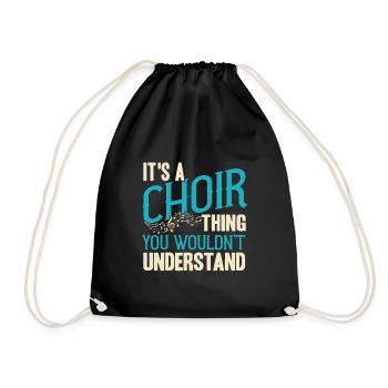 chorale - Sac de sport léger - noir - Devant