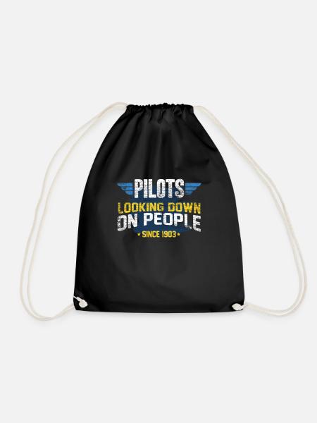 Pilot - Turnbeutel - Schwarz