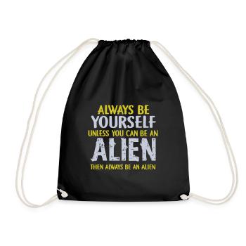 Alien - Turnbeutel - Schwarz - Vorne