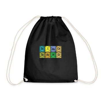 Professeur de sciences Nerd Funny Elements - Sac de sport léger - noir - Devant