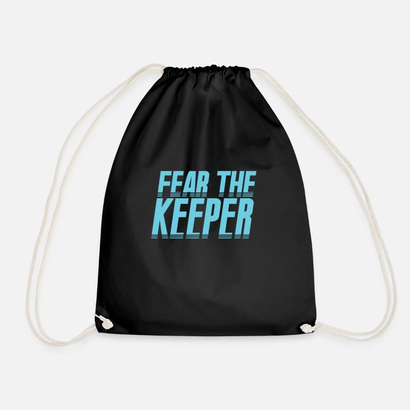 goalkeeper - Drawstring Bag - black