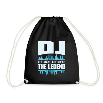 DJ - Sac de sport léger - noir - Devant