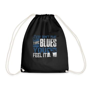 Blues - Turnbeutel - Schwarz - Vorne