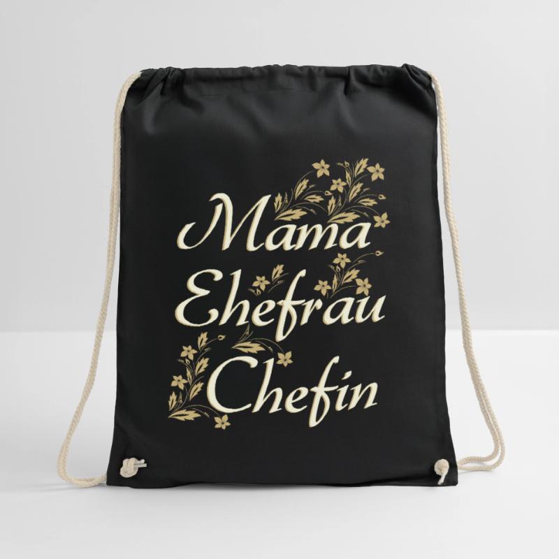MAMA EHEFRAU CHEFIN - Geschenk Ehefrau Turnbeutel