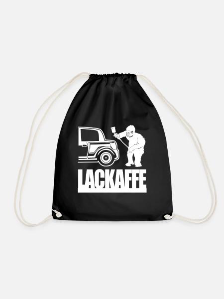 Lackierer Spruch - Lackaffe - Turnbeutel - Schwarz
