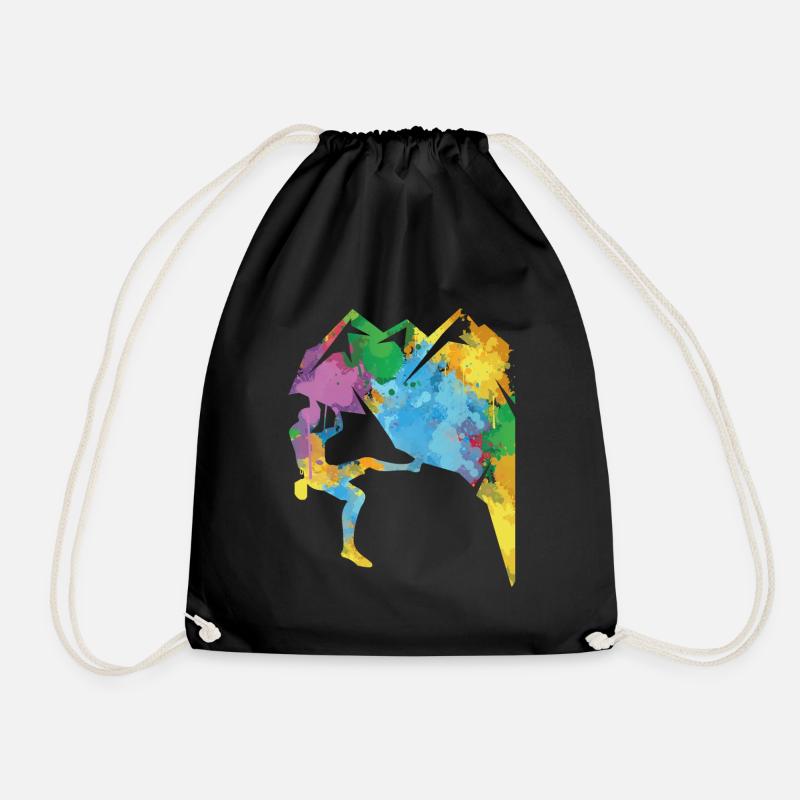 Escalade rocheuse, alpinisme, escalade, Bouldern - Sac de sport léger - noir
