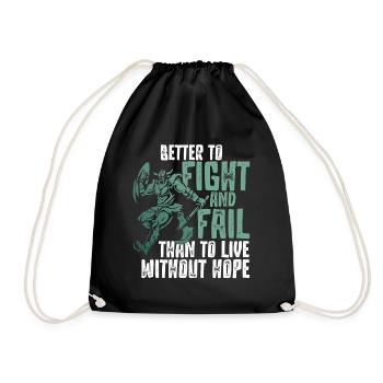 Vikings, vieilles citations, Vikings - Sac de sport léger - noir - Devant