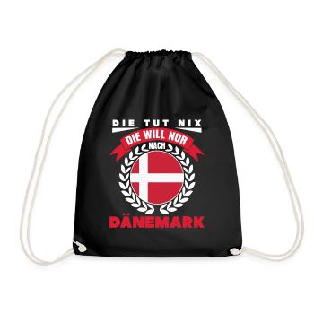 Danemark Vacances - Denmark Rengain - Sac de sport léger - noir - Devant