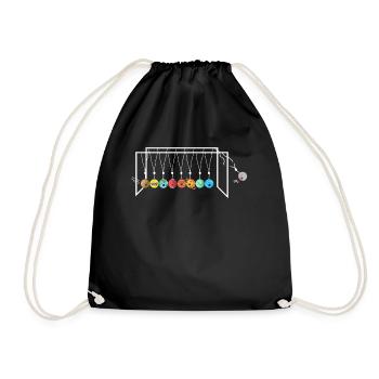 Solar system, planets, universe, astrology - Drawstring Bag - black - Front
