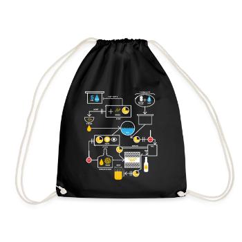 Beer, Brewer, Wheat, Brewer, Brewery - Drawstring Bag - black - Front