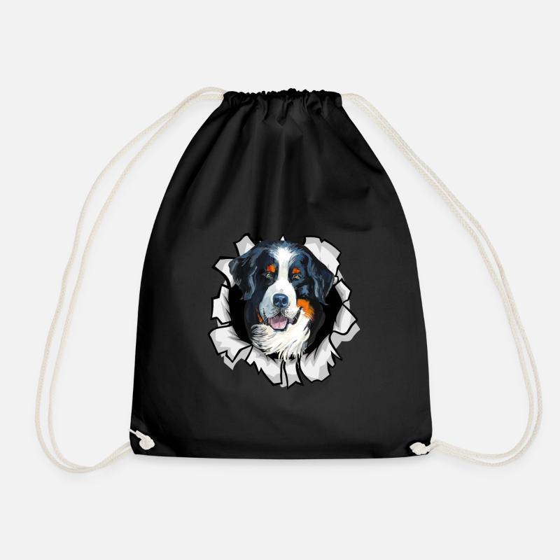 Berner Sennenhund - Turnbeutel - Schwarz