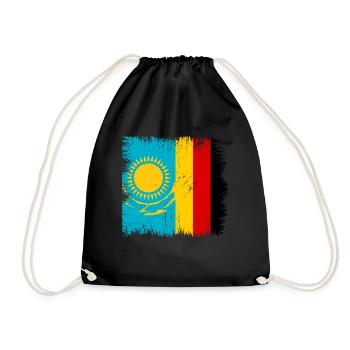 Kazakhstan Allemagne drapeau Kazakhstan - Sac de sport léger - noir - Devant