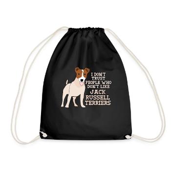 Jack Russell Terriers - Sac de sport léger - noir - Devant