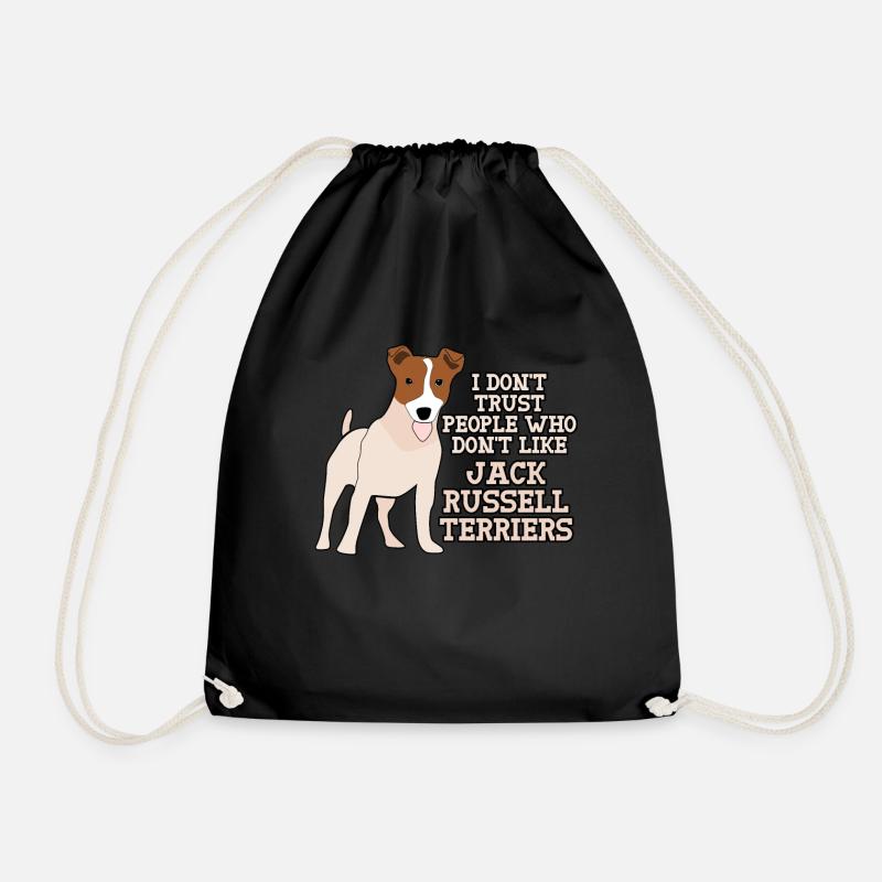 Jack Russell Terriers - Turnbeutel - Schwarz