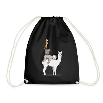 Bremer Alpagasa Paresseux Raton laveur Brême - Sac de sport léger - noir - Devant