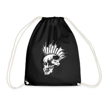 Poisson punk - Sac de sport léger - noir - Devant