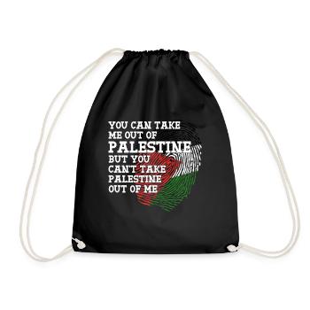 Palestine Drapeau Fierté Palestine - Sac de sport léger - noir - Devant