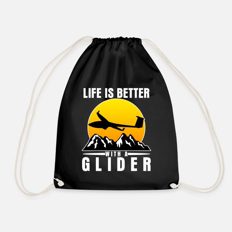 Planeur Glider Planeur - Sac de sport léger - noir