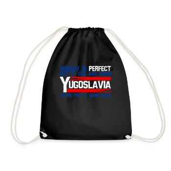 Yugoslavia proverbe blague Yougoslavie - Sac de sport léger - noir - Devant