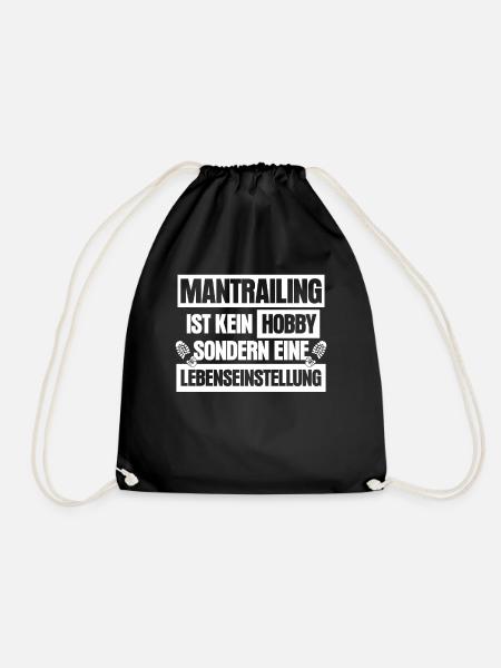 Mantrailing - Turnbeutel - Schwarz