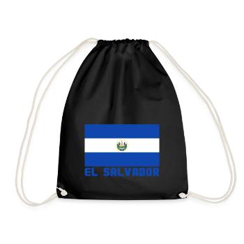 El Salvador - Drawstring Bag - black - Front