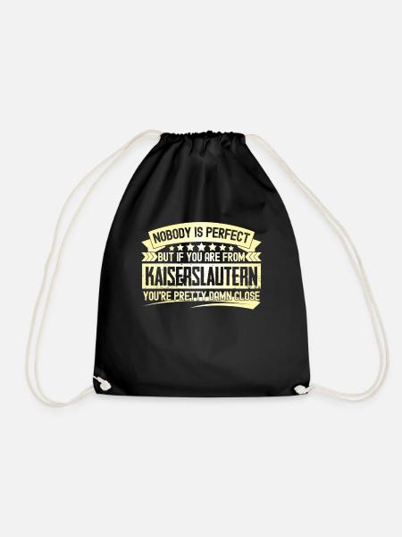Kaiserslautern perfekter Kaiserslauterer - Turnbeutel - Schwarz