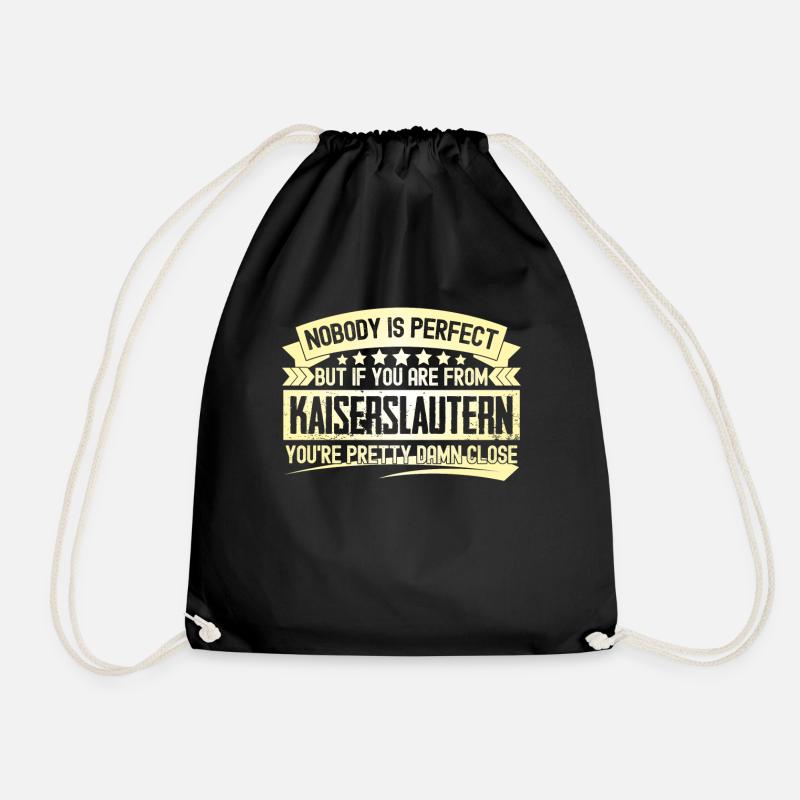 Kaiserslautern perfekter Kaiserslauterer - Turnbeutel - Schwarz