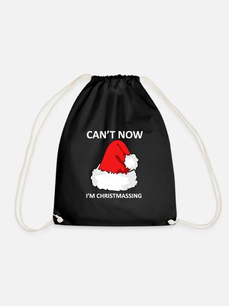Weihnachten - Weihnachten - Turnbeutel - Schwarz