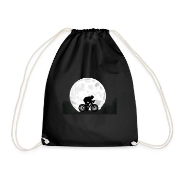 Bicycle - Drawstring Bag - black - Front