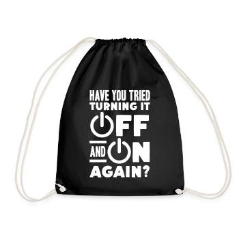 Remote Engineer Helpdesk - Drawstring Bag - black - Front