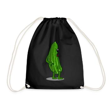 Regardé dans Concombre Regardé dans - Sac de sport léger - noir - Devant
