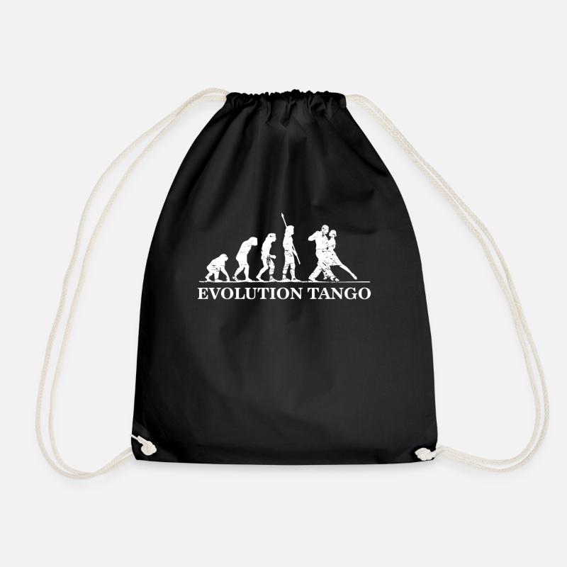 Evolution Von Tango, Tango Tänzerin - Turnbeutel - Schwarz
