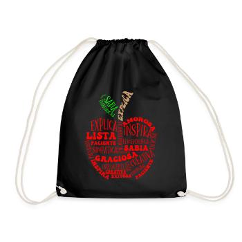 Professeur d’espagnol, Apprendre l’espagnol - Sac de sport léger - noir - Devant