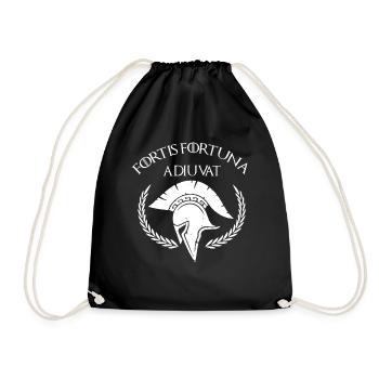Fortis Fortuna Adiuvat, novel - Drawstring Bag - black - Front