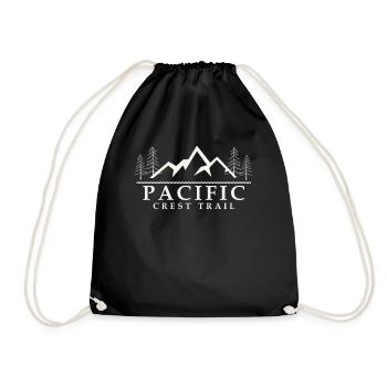Pacific Crest Trail. - Turnbeutel - Schwarz - Vorne