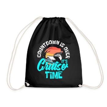 Cruise, ships, holidays on a ship - Drawstring Bag - black - Front