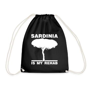 Sardegna Sardinia Island Tree Sardinia - Drawstring Bag - black - Front