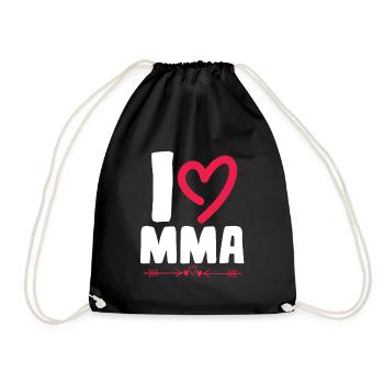 J’adore le Mma - Sac de sport léger - noir - Devant