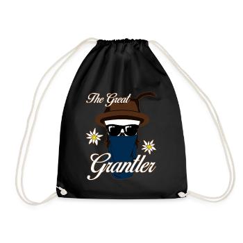 Grantler Grantln Granteln - Drawstring Bag - black - Front